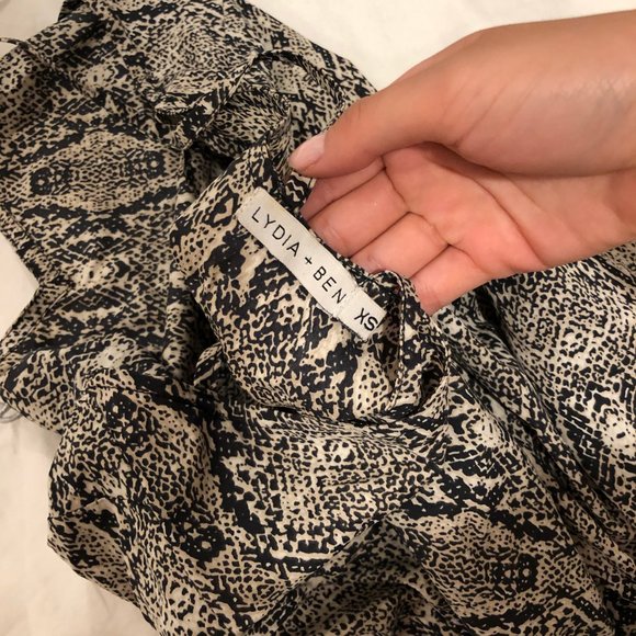 Python Slip MiniDress w/ Open Back - Picture 4 of 4